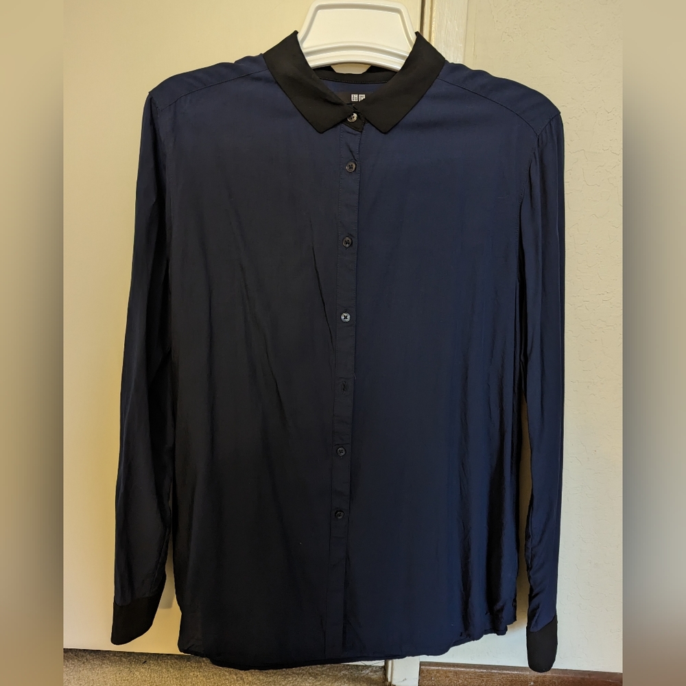 Uniqlo Button-Down Blouse
